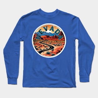 Nevada Landscape. Long Sleeve T-Shirt